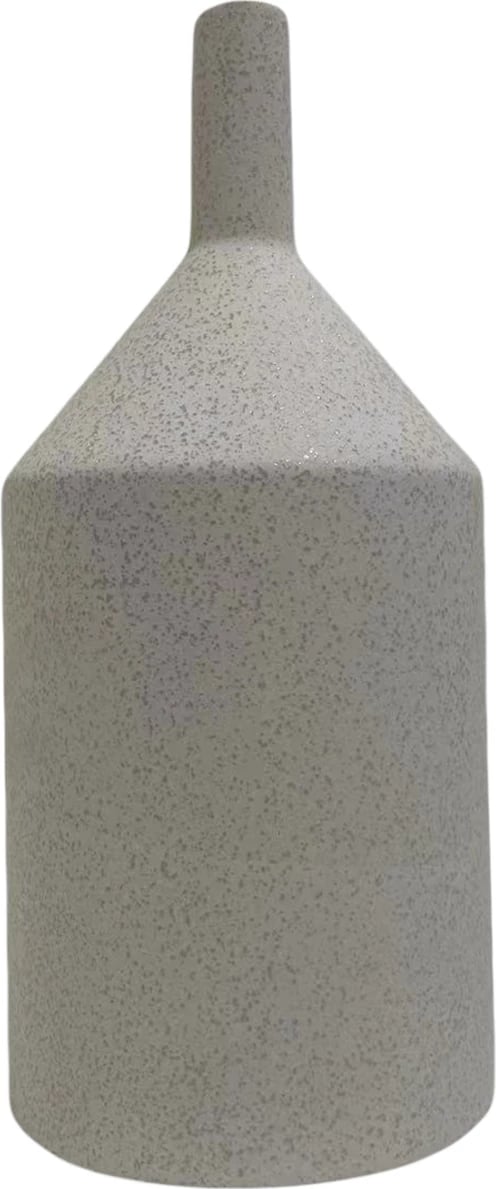 Dekor tavoline prej qeramike, GALAD FH4608.01, ngjyrë e bardhë e zbehtë me kristalizim, Φ13,5x30,5Hcm Dekor tavoline prej qeramike, GALAD FH4608.01, ngjyrë e bardhë e zbehtë me kristalizim, Φ13,5x30,5Hcm