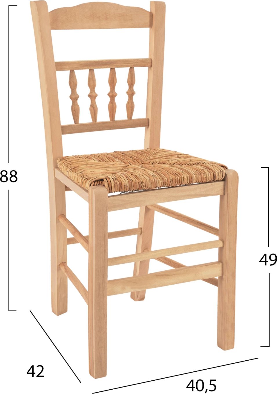 Karrige tradicionale pa ngjyrë me mat FH10258