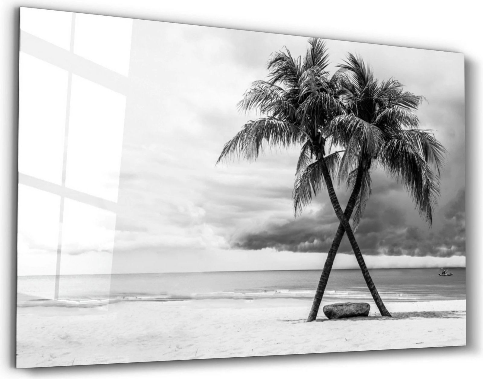 Pikturë dekorative prej xhami të temperuar, Wallity OGLS-1045, 46x72cm