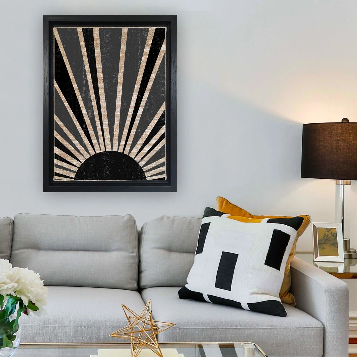 Pikturë dekorative në kanavacë, shumëngjyrëshe, Wallity LSJ21804047886 - 4666, 46x66cm