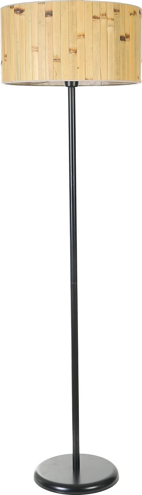 Set llambë tavani dhe llambë dyshemeje Opviq, ngjyrë druri dhe e zezë, 8873-2