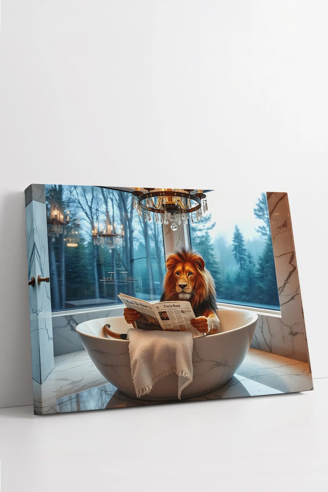 Pikturë dekorative në kanavacë, shumëngjyrëshe, Wallity, Ersyaıhyvn21, 40x60cm