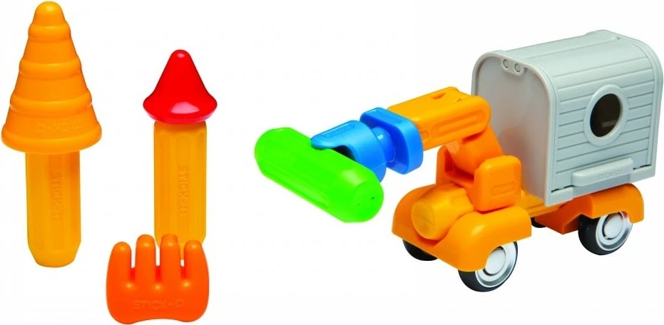 Set ndërtimi magnetik Magformers Stick-o, 26 pjesë, shumëngjyrësh