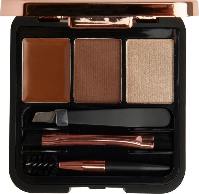 Set për vetulla Makeup Revolution Brow Sculpt Kit për femra Brown, 1 copë