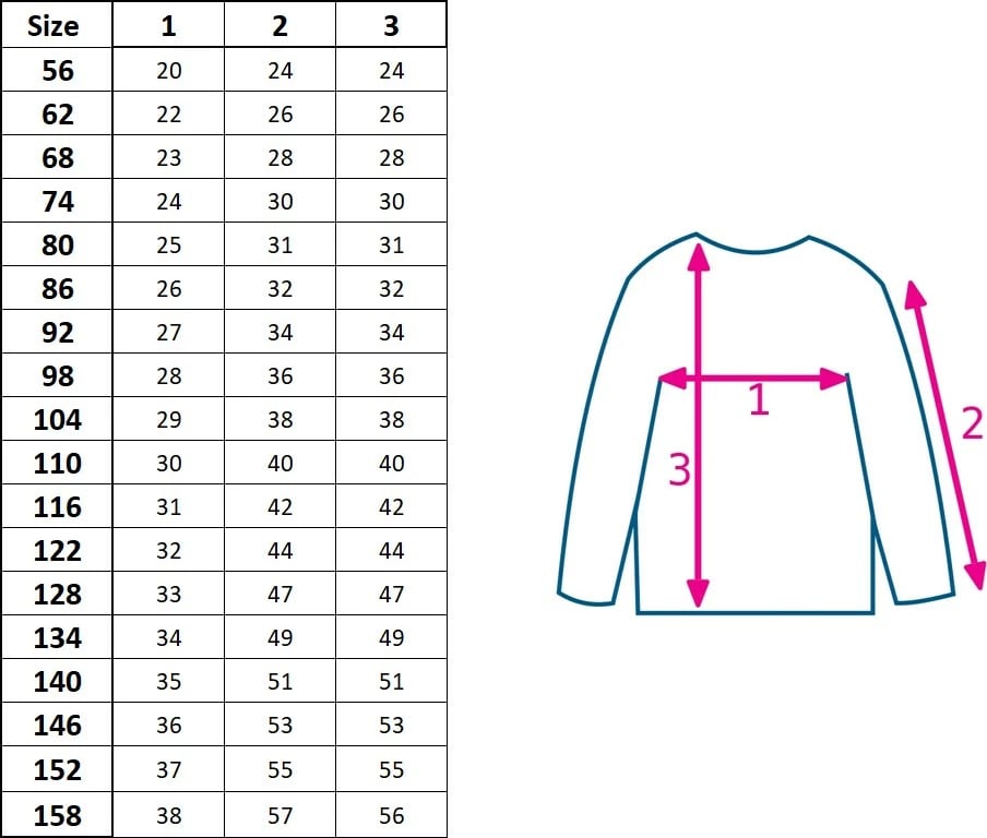 bluzë fëmijësh me mëngë të gjata, NEW BABY, 100% pambuk, OEKO-TEX Standard 100, madhësia 116 (5-6 vjet), e bardhë
