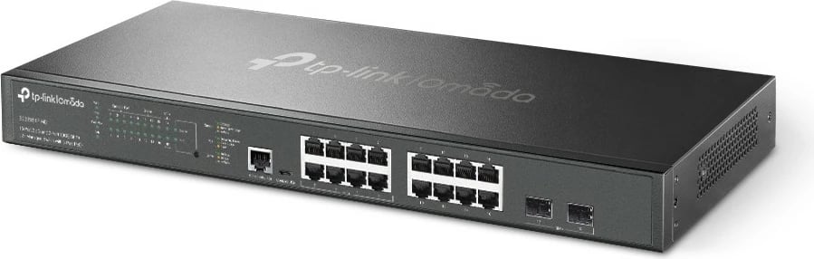 Switch TP-Link Omada 16-Port 2.5G dhe 2-Port 10GE SFP+, Managed, L2+, 2.5G Ethernet, PoE, Rack mounting, 1U