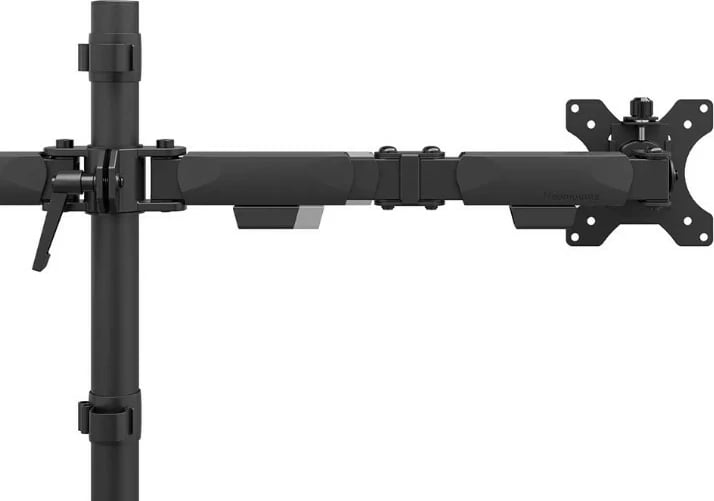 Krah monitori për tavolinë Neomounts DS60-600BL2, për 2 monitorë, Çelik, E zezë