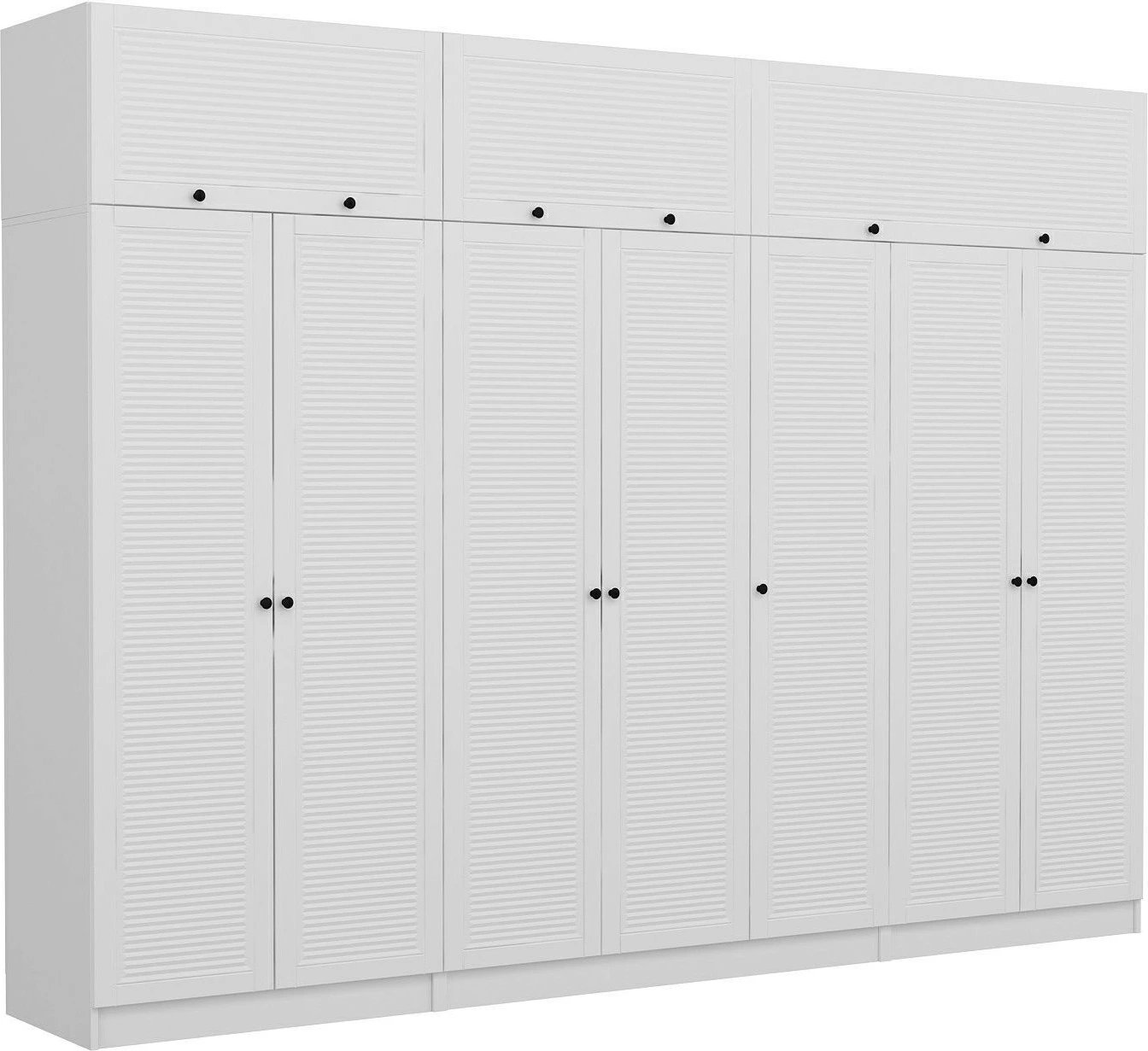 Dollap Skye Decor, Minar Kale - 8405, i bardhë, 315x235x52cm