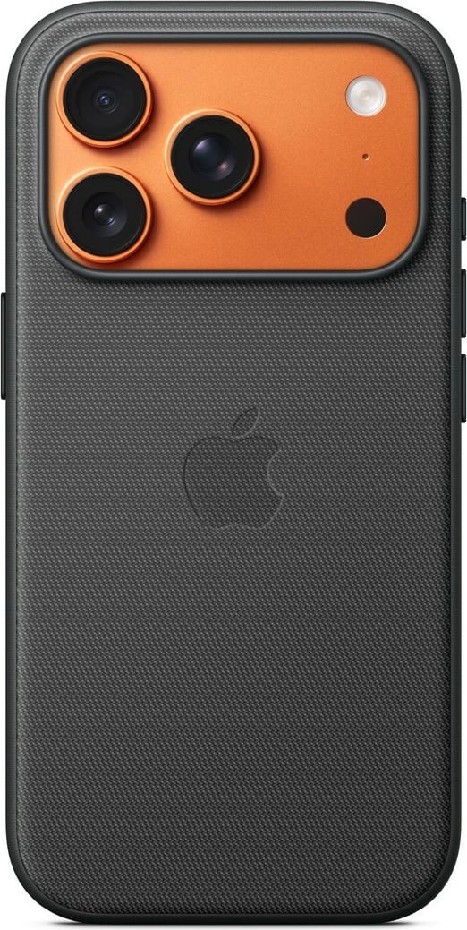 Mbështjellës Apple TechWoven me MagSafe për iPhone 17 Pro, E zezë