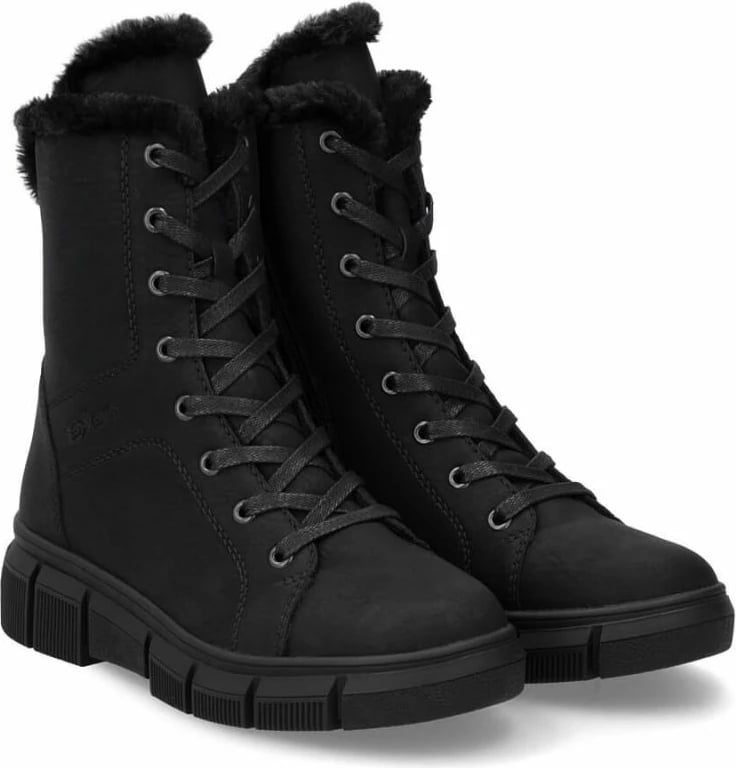 Çizme për femra Rieker, të zeza