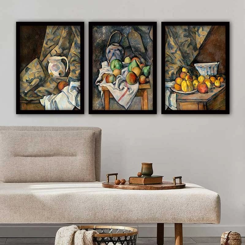 Pikturë dekorative me kornizë (3 copë), Wallity, 3SC_UN2035470 _3545