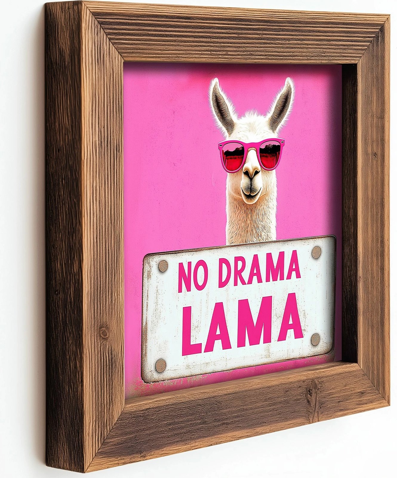 Pikturë dekorative me kornizë, MDF, Wallity, UKZM079, shumëngjyrëshe, 16x16x2cm