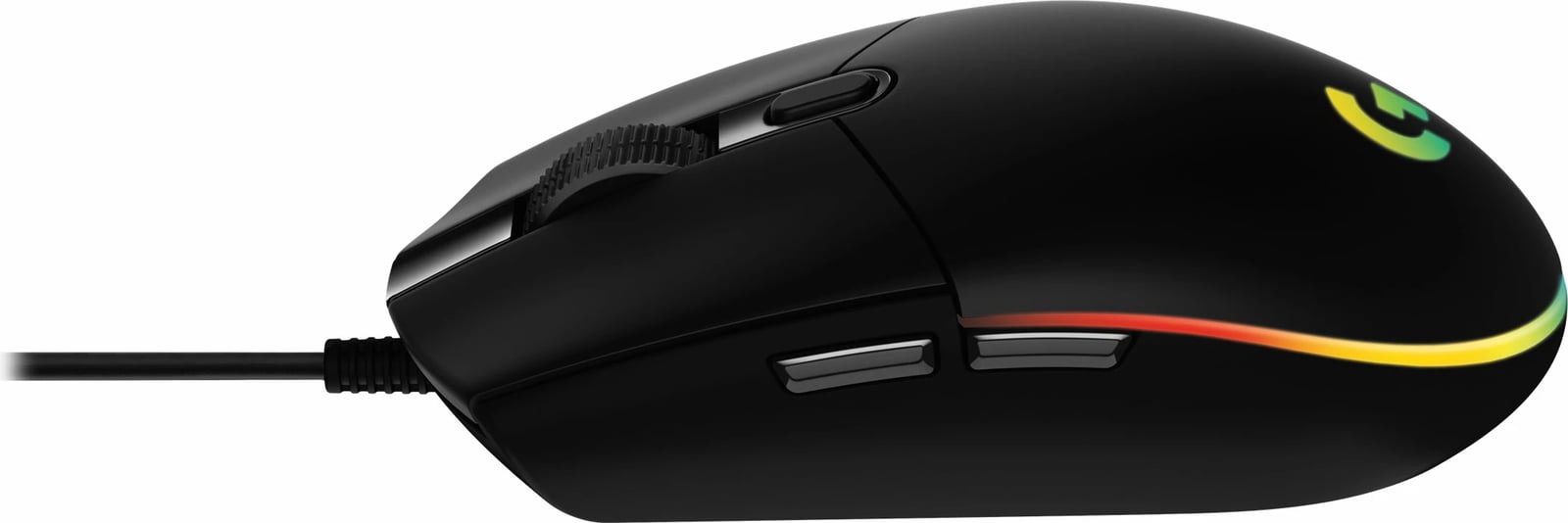 Maus Logitech G203 LIGHTSYNC - USB, e zezë