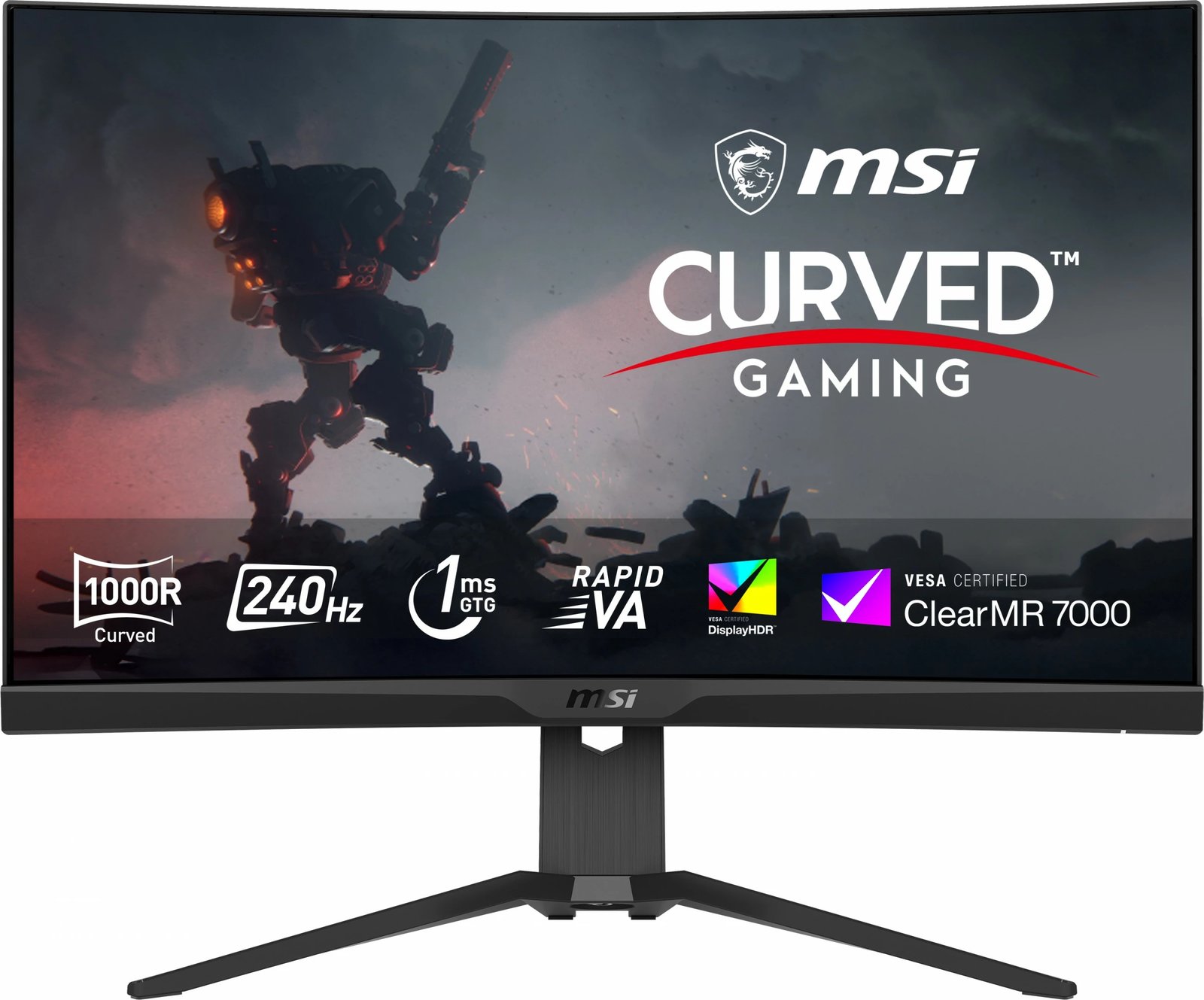 Monitor gaming MSI MPG 275CQRXFDE 27 inç, 240Hz, QHD, i lakuar