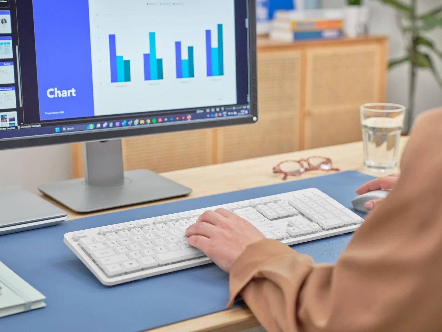 Set tastierë me maus Trust Ody II, Wireless, QWERTY US, Bardhë