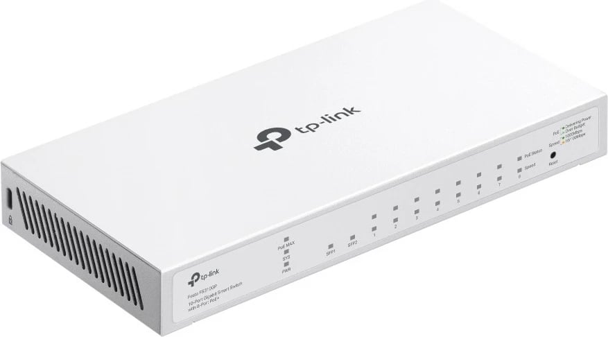 Switch TP-Link FESTA FS310GP, Managed, L2/L2+, Gigabit Ethernet, PoE, 1U, i bardhë
