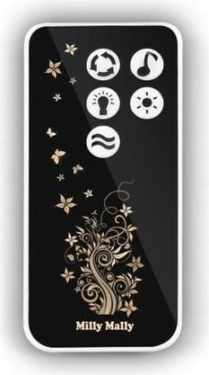 Djep multifunksional Milly Mally Sweet Melody, lartësi e rregullueshme, karusel me melodi dhe dritë, telekomandë, bezhë