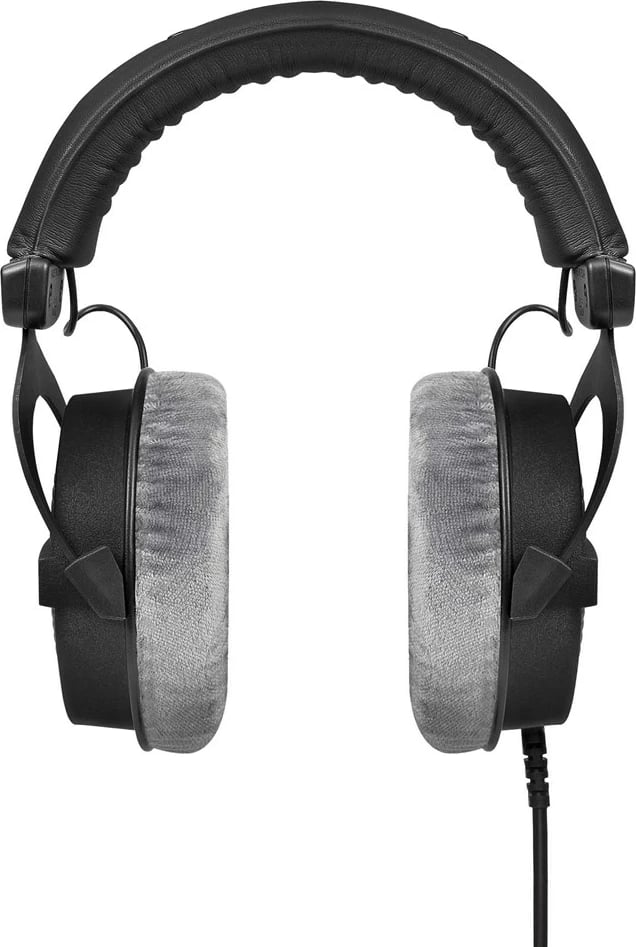 Kufje Beyerdynamic DT 990 PRO, me kabllo, për muzikë, Zezë, Gri