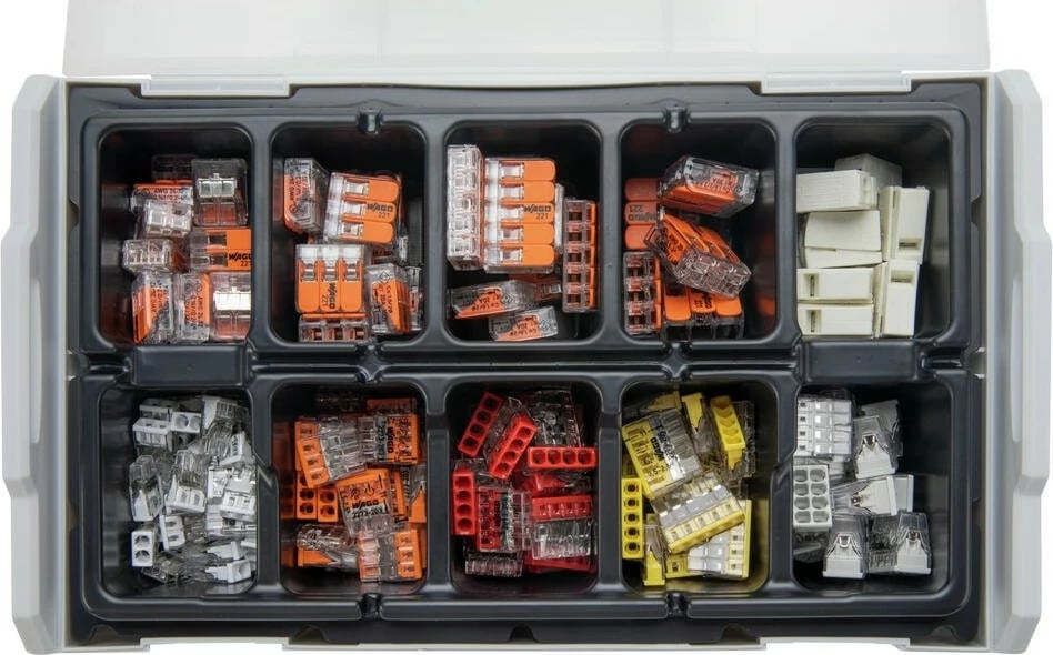 Set lidhësa elektrikë WAGO L-BOXX Mini, seri 221/2273/224
