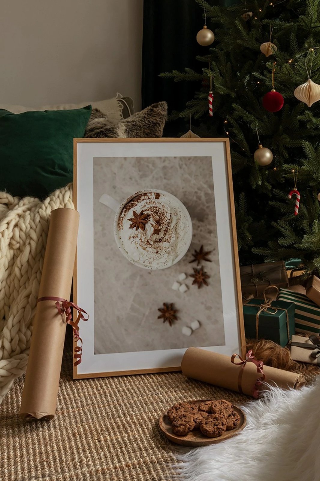 Pikturë dekorative me kornizë, Wallity, Tekhamcerceve122, shumëngjyrëshe, 33x48cm