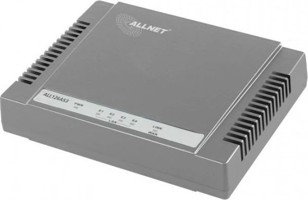 Router VDSL2 ALLNET ALL126AS3, 100 Mbps, 4 porta LAN, 2 porta modem, CE