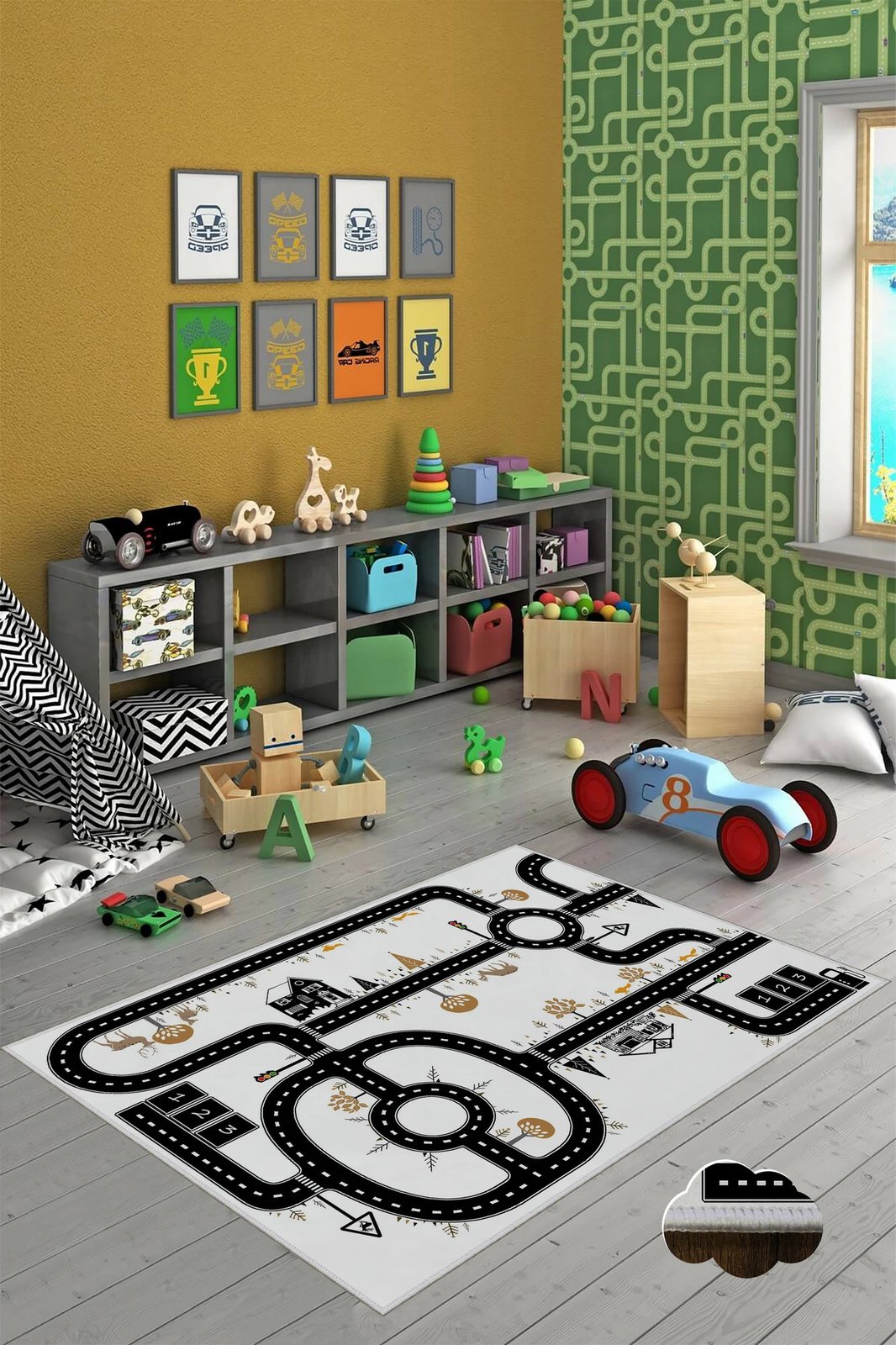 Qilim multingjyrësh për fëmijë, 120x180cm, Conceptum Hypnose, WOOKECE017