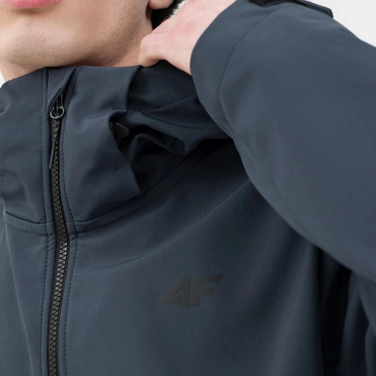 Jakne softshell për meshkuj 4F, gri