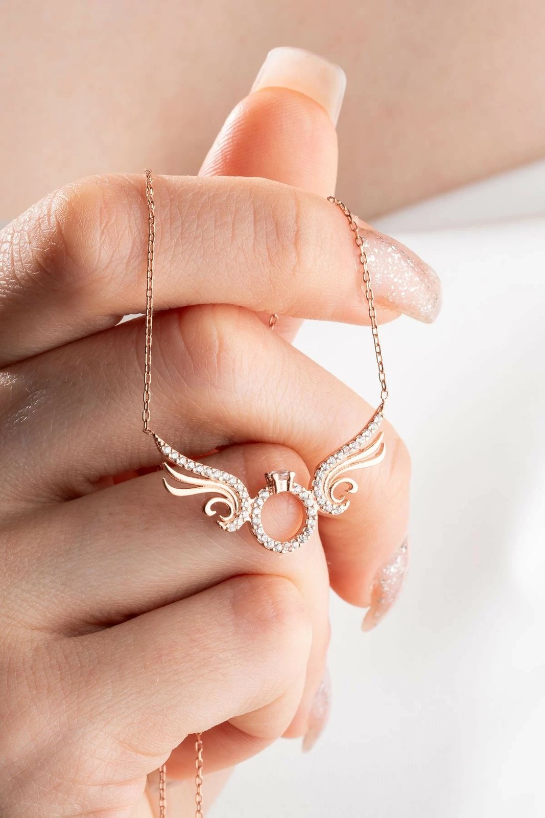 Qafore argjendi, ngjyrë rozë e artë, Jumeon, NRZ999089