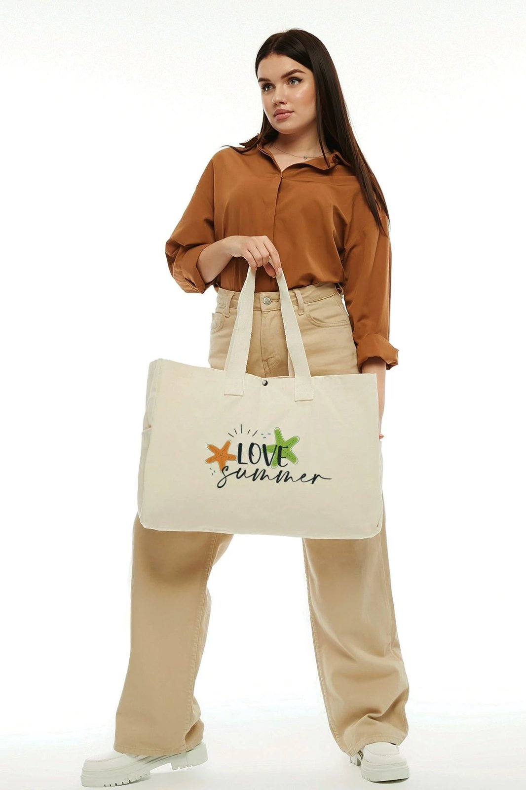 Tote bag Zoozie Bags, krem, 2203