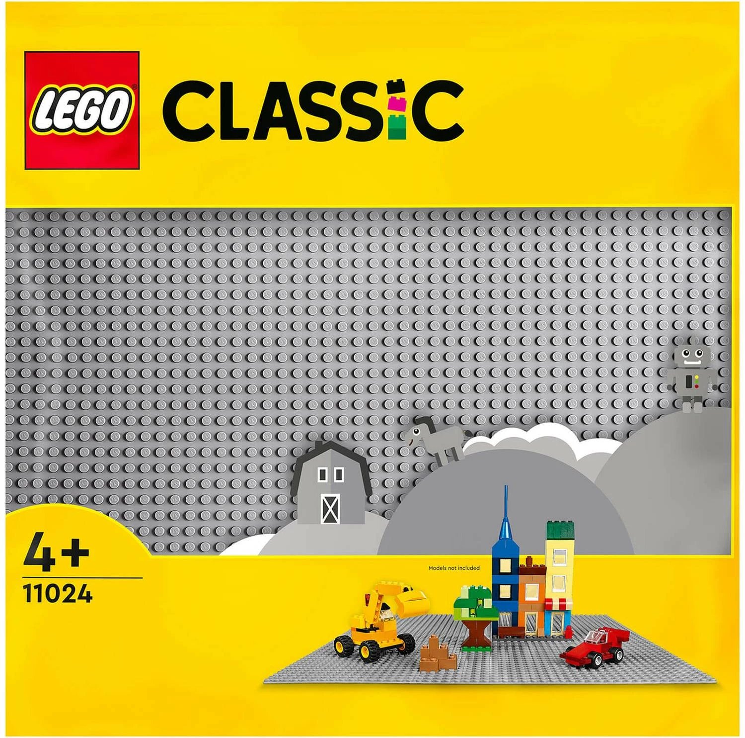 LEGO Classic Grey Baseplate 48x48 Building Board 11024