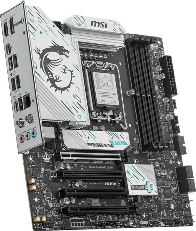 Pllakë amë MSI B860M GAMING PLUS WIFI, LGA1851, micro ATX
