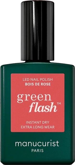 Llak për thonj për femra Manucurist Green Flash Bois De Rose 15ml
