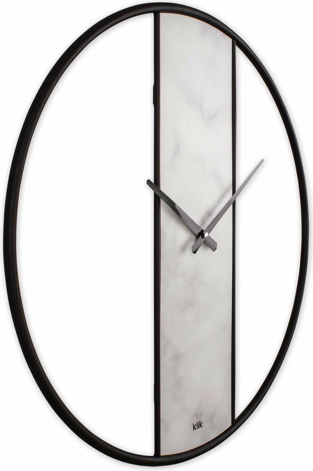 Orë muri dekorative metalike Wallity Demre, mermer i bardhë, 62x62cm