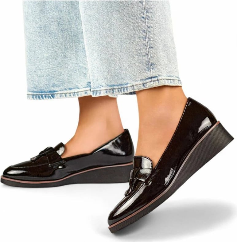 Këpucë platforme për femra Yakimasport 24-58266B, të zeza