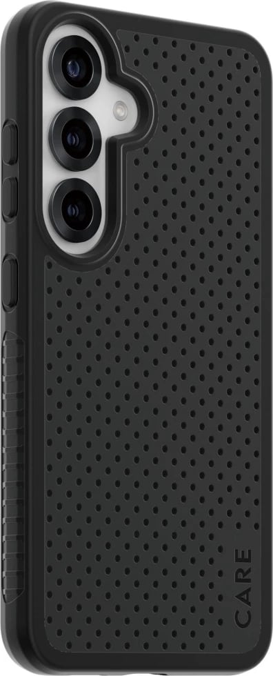 Mbështjellës PanzerGlass CARE Heat Beat Case për Samsung Galaxy S25, Zi