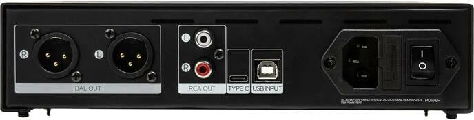 Amplifikator kufjesh HiFiMAN EF400 Amp, DAC Hymalaya R2R, 4.4W, i zi/argjendtë