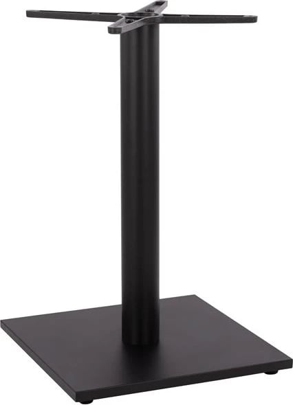 Bazë metalike ngjyrë e zezë mat 45x45x72 me rregullues FH438