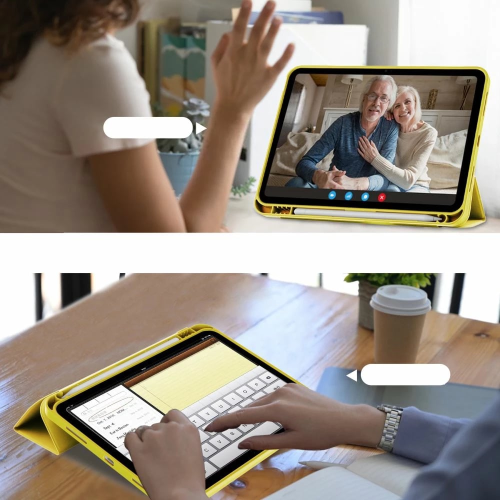 Mbështjellës Tech-Protect SC Pen për iPad 10.9" (2022), Silikon, e verdhë