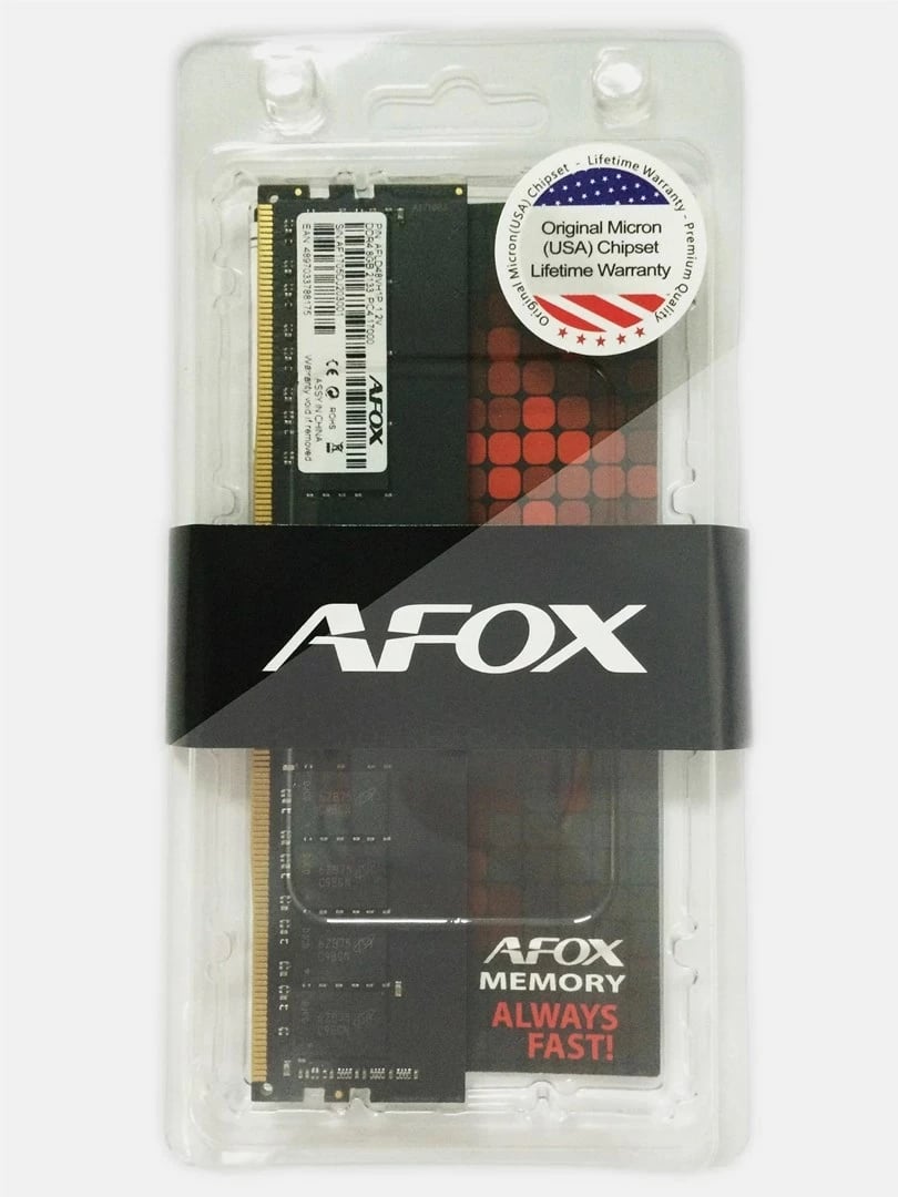 RAM memorje AFOX DDR4 4GB 3200MHz DIMM për PC