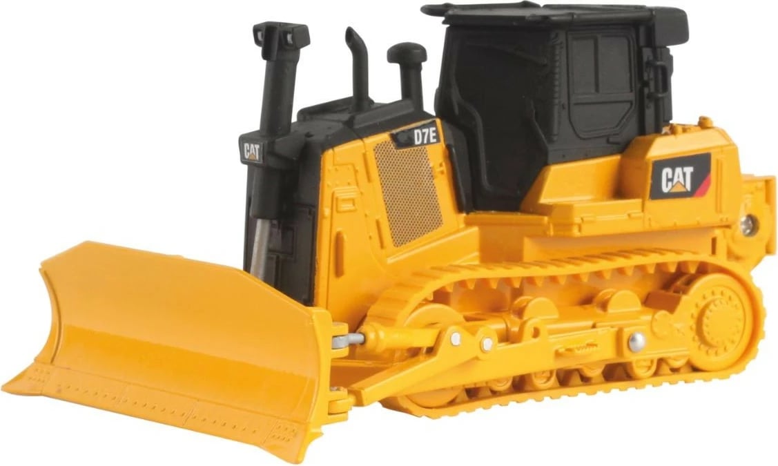 Buldozer RC Carrera CAT 1:64, plastikë, i verdhë/zi