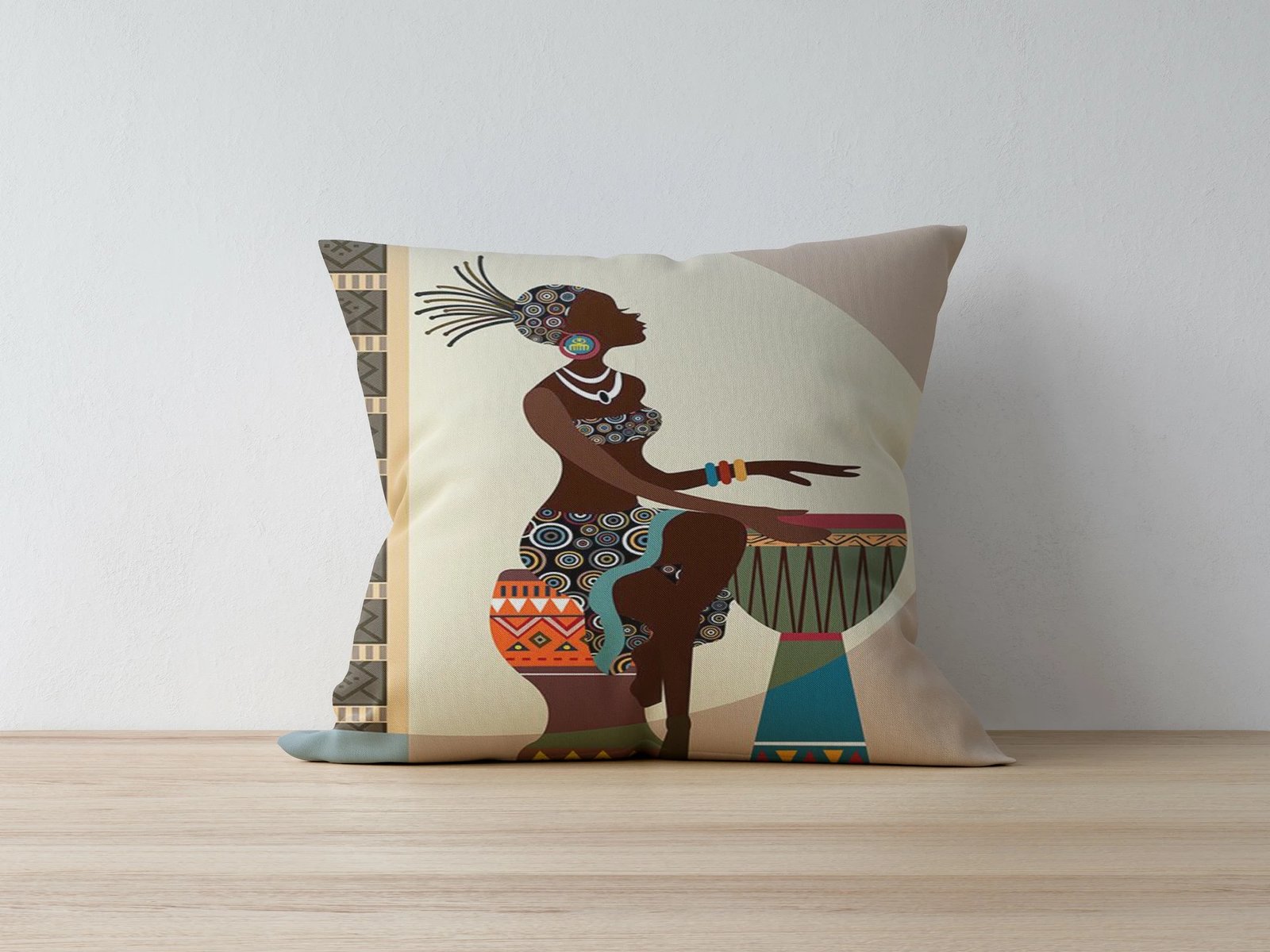 Jastëk dekorativ me mbulesë, shumëngjyrëshe, Evila Originals, a1041