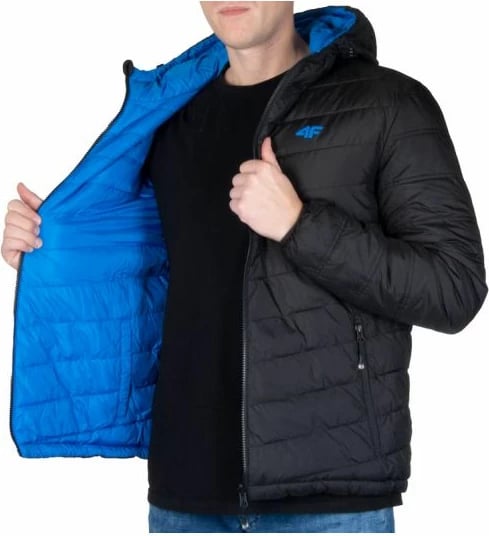 Jakne për meshkuj 4F, të zeza dhe blu