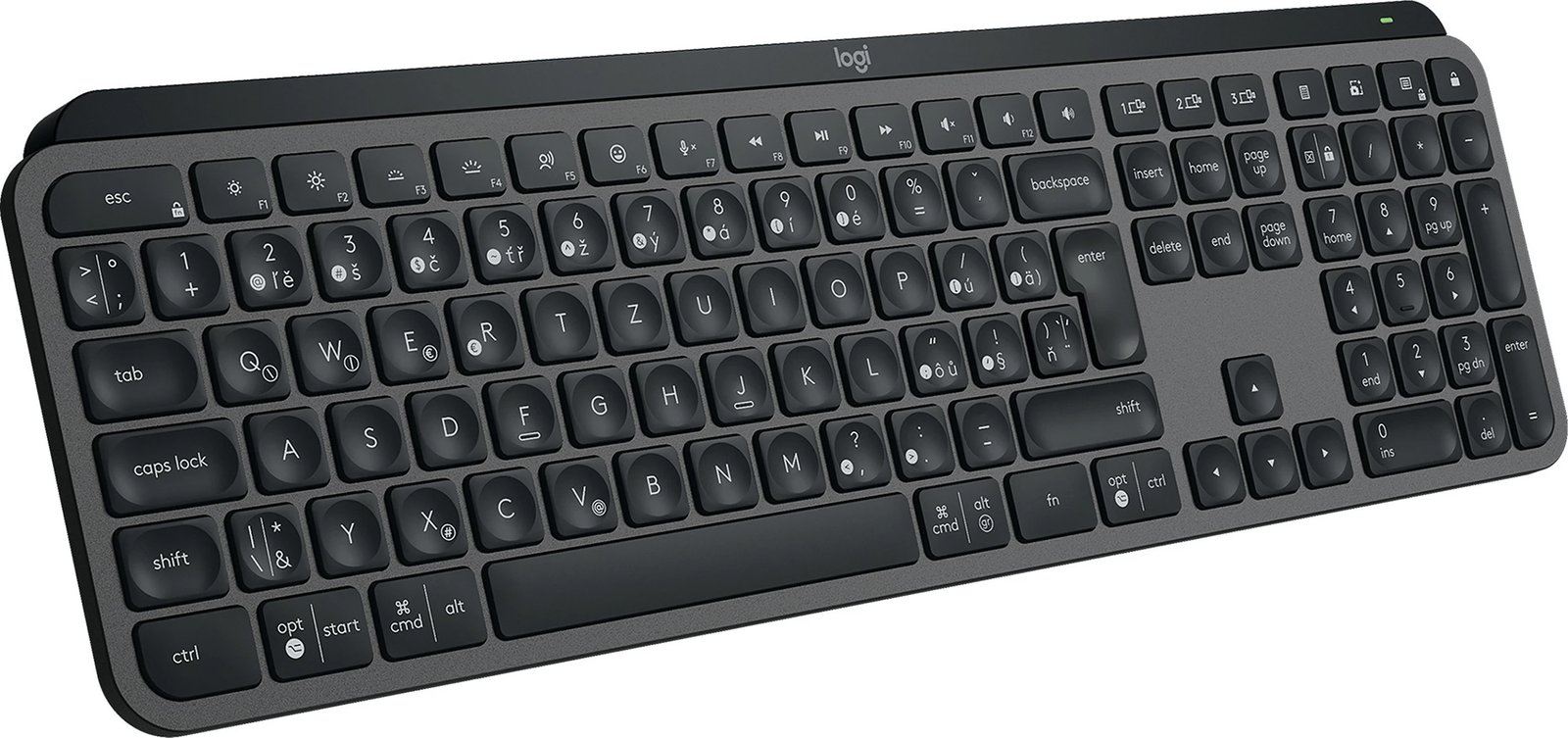 Tastierë Logitech MX Keys S, wireless, QWERTZ, LED, grafit
