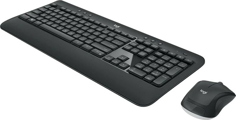 Set tastierë dhe maus Logitech MK540 Advanced, Wireless, USB, i zi