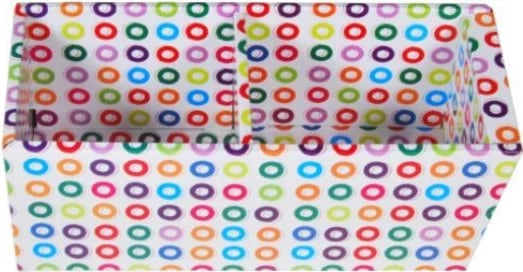 Mbështjellës dekorativ NEXT "White Circles" H33x15x12cm