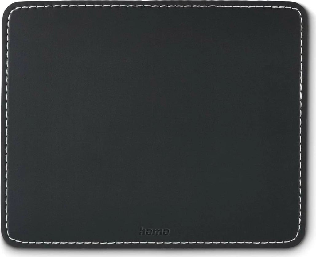 Mauspad Hama Leather Look, e zezë