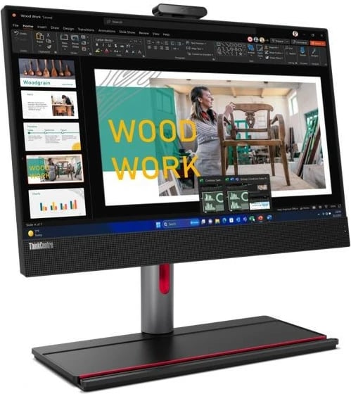Kasë All-in-One Lenovo ThinkCentre M90a Gen 5, Intel Core i5-14500, 16 GB RAM, 512 GB SSD, 23.8" FHD, Windows 11 Pro, E zezë