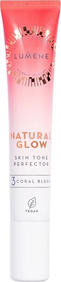 Blush krem për femra Lumene Natural Glow Skin Tone Perfector 3 Coral Blush, 20ml