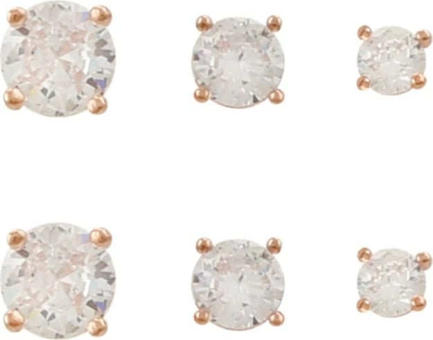 Set vathësh argjendi, ngjyrë rozë e artë, Jumeon, 11300ROS