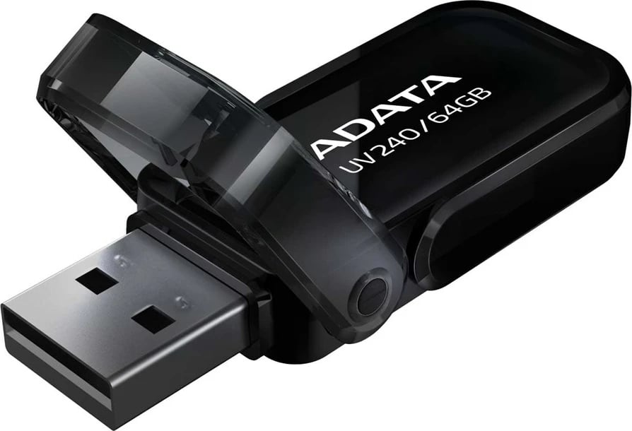 USB Adata UV240, USB 2.0, 64GB, e zezë